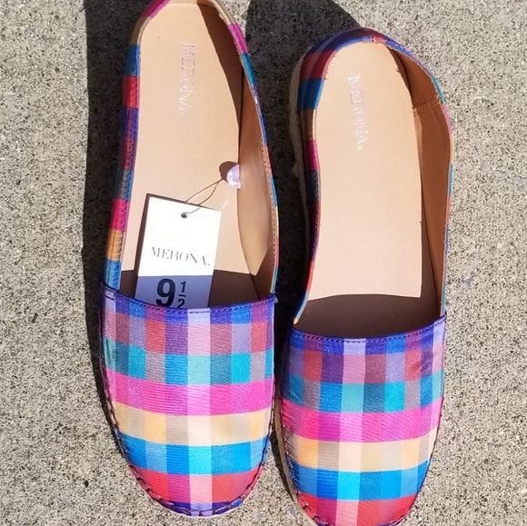 🌈 Colorful Slip-On Low Wedges - Picture 5 of 7